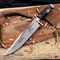 Copper Damascus Bowie Knife Bold Craftsmanship With Rugged Power Hunter GIFT 0