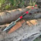 Hand Forged Ash Wood Spear 36 Inch With Engraved Steel Tip Leather Wrap 5