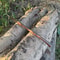 Hand Forged High Carbon Steel Spear 32 Inch Medieval Tactical Spear With Rosewood Handle Leather 3