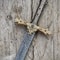 Medieval Damascus Style Sword Handmade 36 Inch With Premium Leather Sheath 4