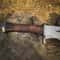 18 Inch Handcrafted Bowie Knife High Carbon Steel With Rosewood Grip Leather Sheath 2