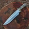 18 Inch Handcrafted Bowie Knife High Carbon Steel With Stag Handle Brass Guard 1