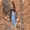 17 Inch Handcrafted High Carbon Steel Cleaver With Rosewood Grip Leather Sheath 1