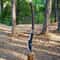 32 Inch Handcrafted High Carbon Steel Spear With Rosewood Shaft Leather Grip 0