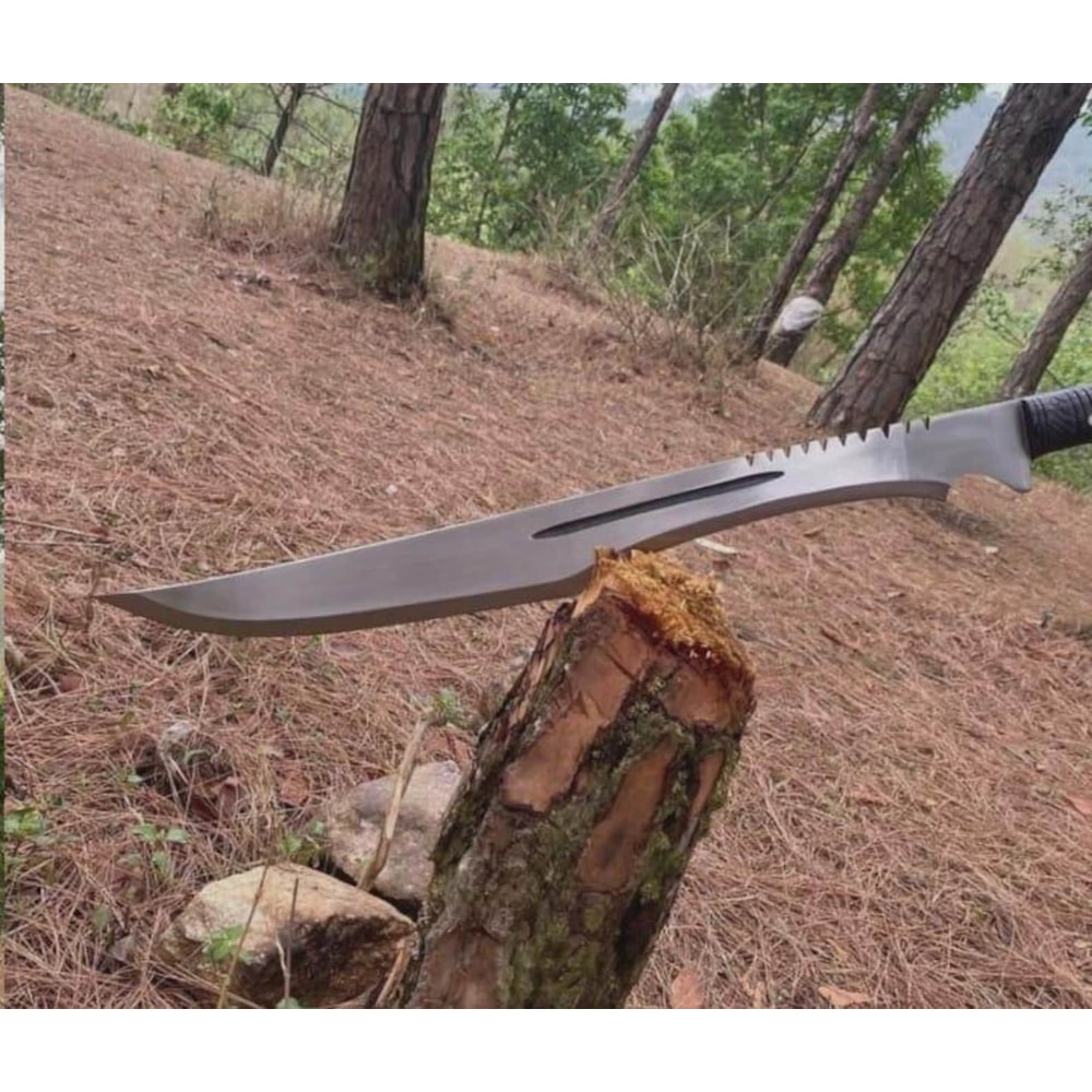 30 Inch Handcrafted High Carbon Steel Sword With Rosewood Grip Display Piece 2