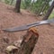 30 Inch Handcrafted High Carbon Steel Sword With Rosewood Grip Display Piece 2