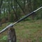 35 Inch Handcrafted Viking Spear With High Carbon Steel Blade Leather Grip 2