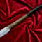 Premium Viking Collectible Spear With Engraved Brass Accents Leather Grip 2