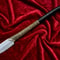 Premium Viking Collectible Spear With Engraved Brass Accents Leather Grip 2