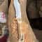 Handmade Hunting Knife Mirror Polish Steel Blade Stag Antler Handle Leather Sheath Gift 2