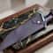 Premium Handmade Hunting Bowie Knife With Leather Sheath Survival Design 4