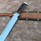 Handmade High Carbon Steel Bowie Knife With Antler Handle Forged Blade 2