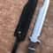 Handcrafted 5160 Steel Predator Bowie Knife Replica Leather Sheath Display Blade 0