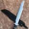 Handcrafted 5160 Steel Predator Bowie Knife Replica Leather Sheath Display Blade 1