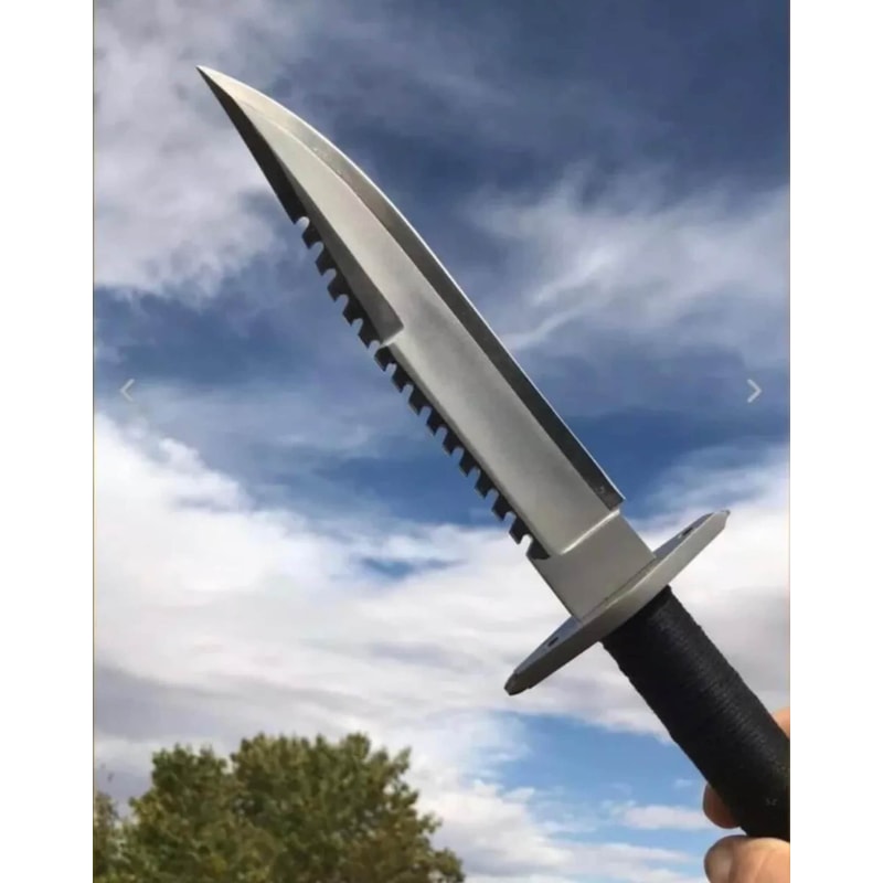 D2 Steel Fixed Blade Knife Inspired By Iconic Survival Knife Design 1