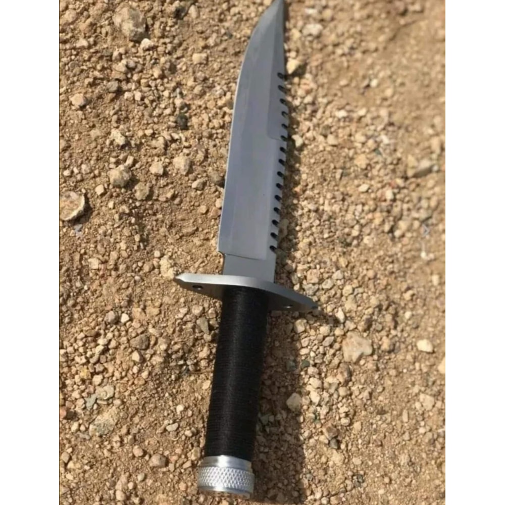 D2 Steel Fixed Blade Knife Inspired By Iconic Survival Knife Design 4