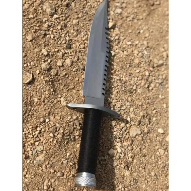 D2 Steel Fixed Blade Knife Inspired By Iconic Survival Knife Design 4