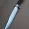 Handcrafted D2 Steel Bowie Hunting Knife Stag Horn Handle Leather Sheath 1