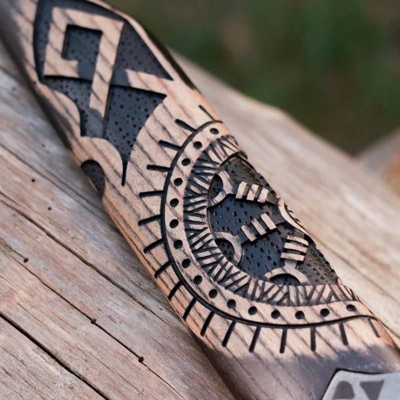 Handmade Viking Axe High Carbon Steel Outdoor Camping Collector Gift Norse Inspired Axe 4