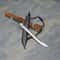 Handmade Scimitar Style Machete Sword With Leather Sheath Medieval Collector Gift 3