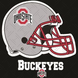 logo ohio state buckeyes helmet svg, sport svg, helmetsvg