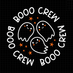 boo boo crew svg, retro halloween svg, cute ghost svg, spooky season svg
