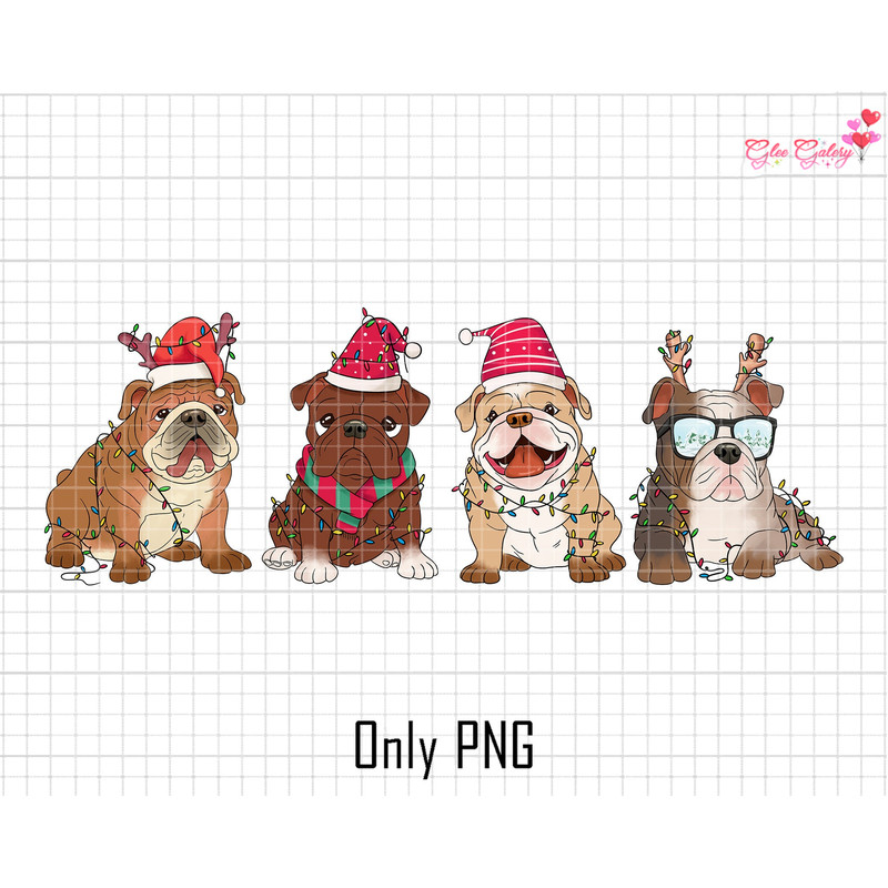 Christmas Bull Dog Png, Christmas Dog Png, Bulldog Png, Dog Christmas Png, Bulldog Lover Png, Dog Mom Png, Holiday Png, Instant Download.jpg