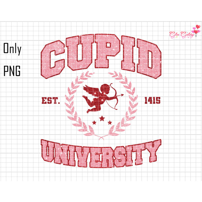 Cupid University Png, Happy Valentine's Day Png, Valentine's Day Shirt, Love Day Png, Trendy Valentine Png, Cupid Heart Png Instant Download 1.jpg