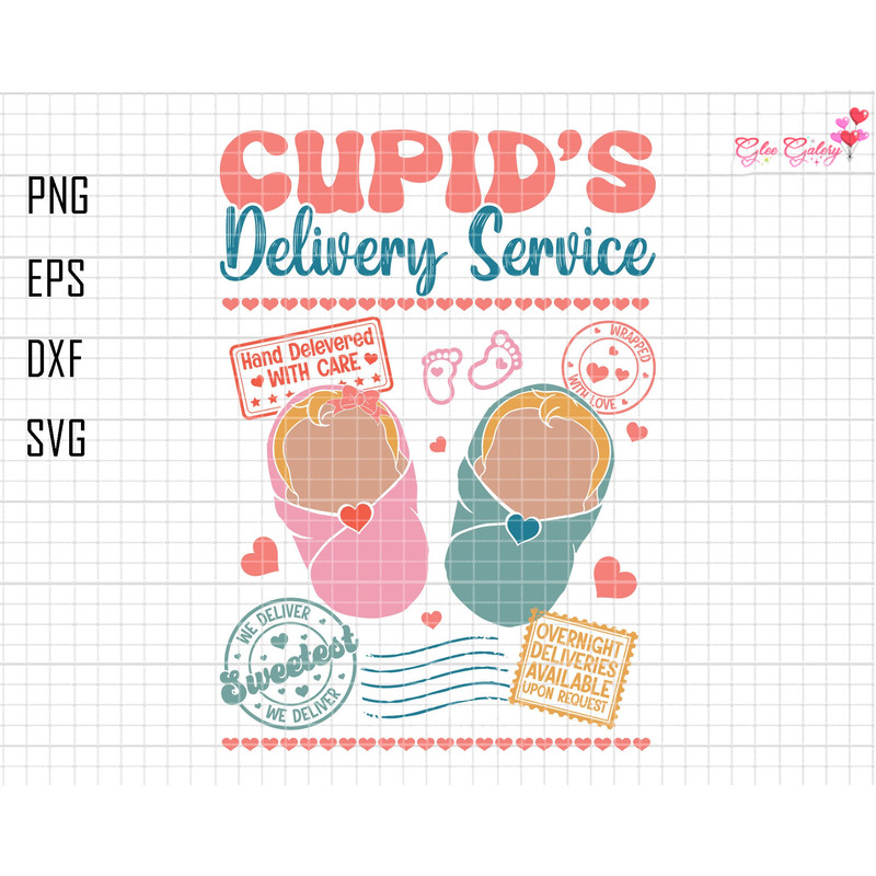 Cupid's Delivery Service Svg, Nurse Valentine Svg, Cupid Valentine Svg, NICU Nurse Svg, Mother Baby Nurse, Nurse Valentine Gift, LD Nurse.jpg