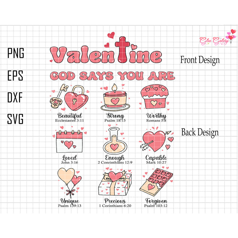 God Says You Are Valentine Svg, Jesus Valentine Svg, Valentine Doodle Svg, Christian Valentine Svg, Valentine Bible Verse Svg, Valentine Svg.jpg
