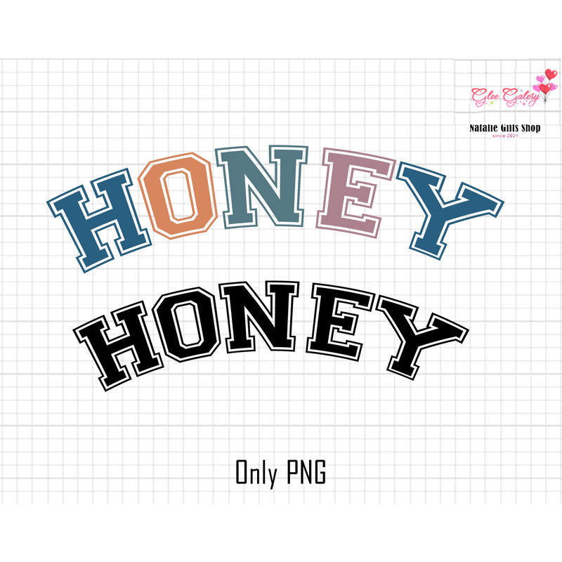 Honey Svg, Varsity Honey Svg, Honey Svg.jpg