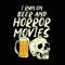 I Run On Beer And Horror Movies Svg, Spooky Babes, Skull Vintage, Halloween Designs, Spooky Season Svg, Trendy Halloween, Retro Halloween.jpg