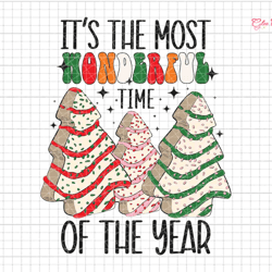 its the most wonderful time of the year svg, christmas cake svg, christmas tree cake svg,  funny christmas svg
