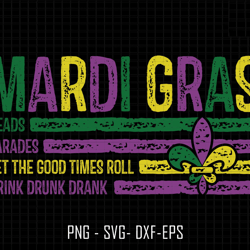 mardi gras svg, beads parades svg, fat tuesday, carnival svg