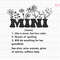 Mini Svg, Mini Flower Svg, Retro Mini Svg, Mini Definition Svg, Floral Mini Svg, Mini Quote Svg, Digital Download, Silhouette, Mini Tumbler.jpg
