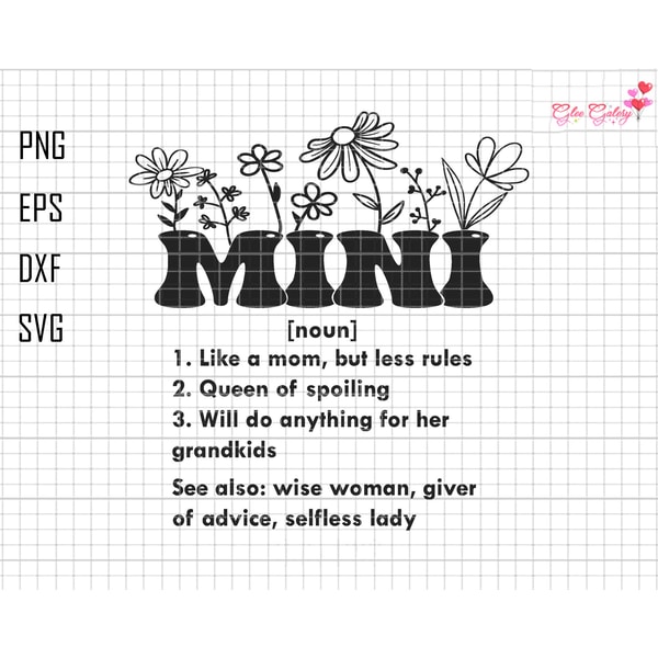 Mini Svg, Mini Flower Svg, Retro Mini Svg, Mini Definition S - Inspire ...