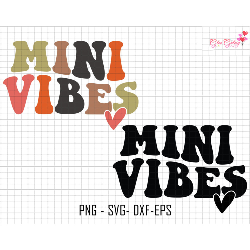 Mini Vibes Svg, Mini Svg, Groovy Mini Vibes Svg, Retro Mini Svg, Silhouette Mini Svg, Mini Vintage Svg, Cricut File Svg, Sublimation Designs.jpg