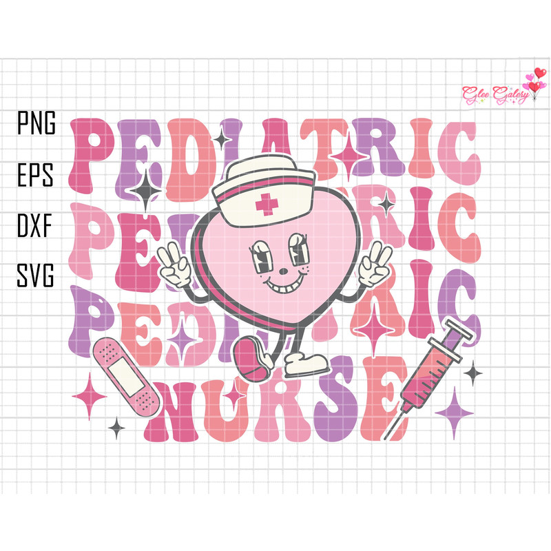 Pediatric Nurse Svg, Happy Valentine Day Svg, Nurse Heart Svg, Nurses Appreciation Svg, PICU Children's Nurses Svg, Nursing Svg, Nurse Life.jpg