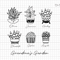 Personalized Grandma's Garden Svg, Plant Pots Svg, Grandma Svg, Gift For Grandma Svg, Pot Of Plants Svg, Plant Lover Svg, Gardener Svg.jpg
