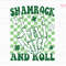 Shamrock And Roll Svg, Skeleton Hand Svg, St Patrick Day Svg, Clover Shamrock Svg, Funny Clover Svg, Lucky Charm Svg,Irish Svg,Saint Patrick.jpg