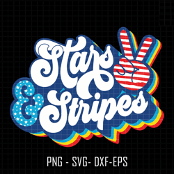 star and stripes svg, red white blue svg, usa flag svg, peace hand sign
