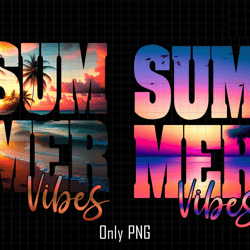 summer vibes png, summer png files, summer sublimation designs, summer beach png