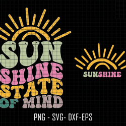sunshine state of mine svg, retro summer svg, trendy summer svg, sunshine svg