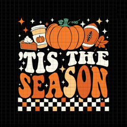 tis the season svg, pumpkin season svg, fall vibes svg, retro fall svg