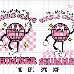 you make the whole class shimmer svg, class shimmer svg, teacher life, 1st day of school