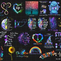 bundle 27 suicide awareness png, semicolon suicidal prevention png, prevention suicide awareness png