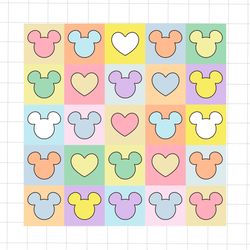 checkered mouse ears png, family trip 2023 png, family vacation png