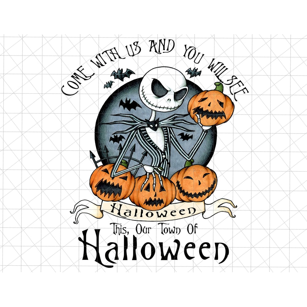 Come With Us And You Will See This Our Town Of Halloween Png, Happy Halloween Png, Spooky Season, Horror Characters Png, Horror Movie Png.jpg