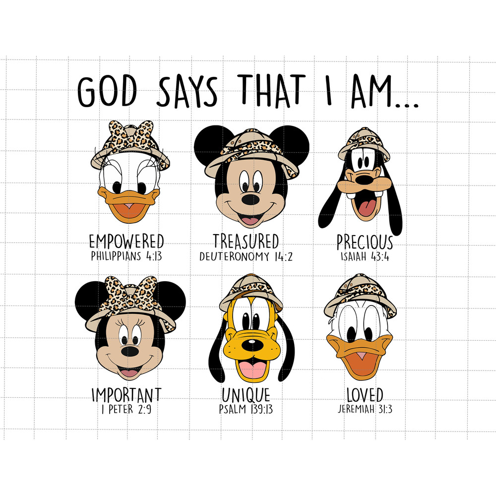 God Says That I Am Png, Animal Kingdom Png, Magical Kingdom Png, Vacay Mode Png, Wild Trip Png, Family Trip 2023 Png, Family Vacation Png.jpg