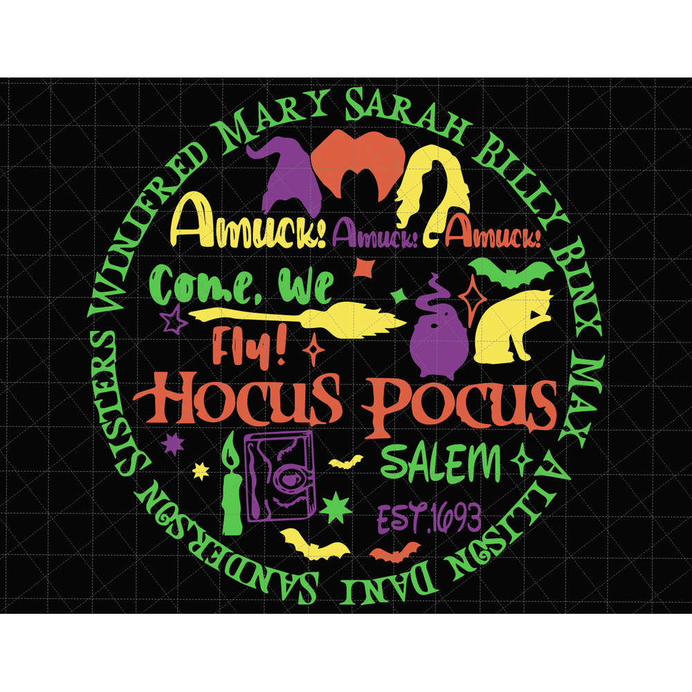 Happy Halloween Svg, Trick Or Treat, Spooky Season, Witches Sisters Svg, Halloween Sisters, Halloween Witch, Witch's Broom, Halloween Cat.jpg